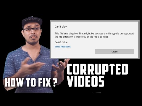 How To Repair, Fix Any Corrupted, Damage MP4, AVI, MOV, MKV, F4V, FLV, DIVX, WEBM Videos