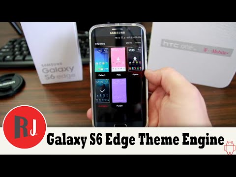 Samsung Galaxy S6 Edge Built in Theme Engine Review Avengers
