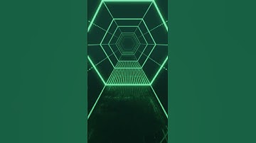 Neon Lights Infinite Tunnel | Looping animation clip.