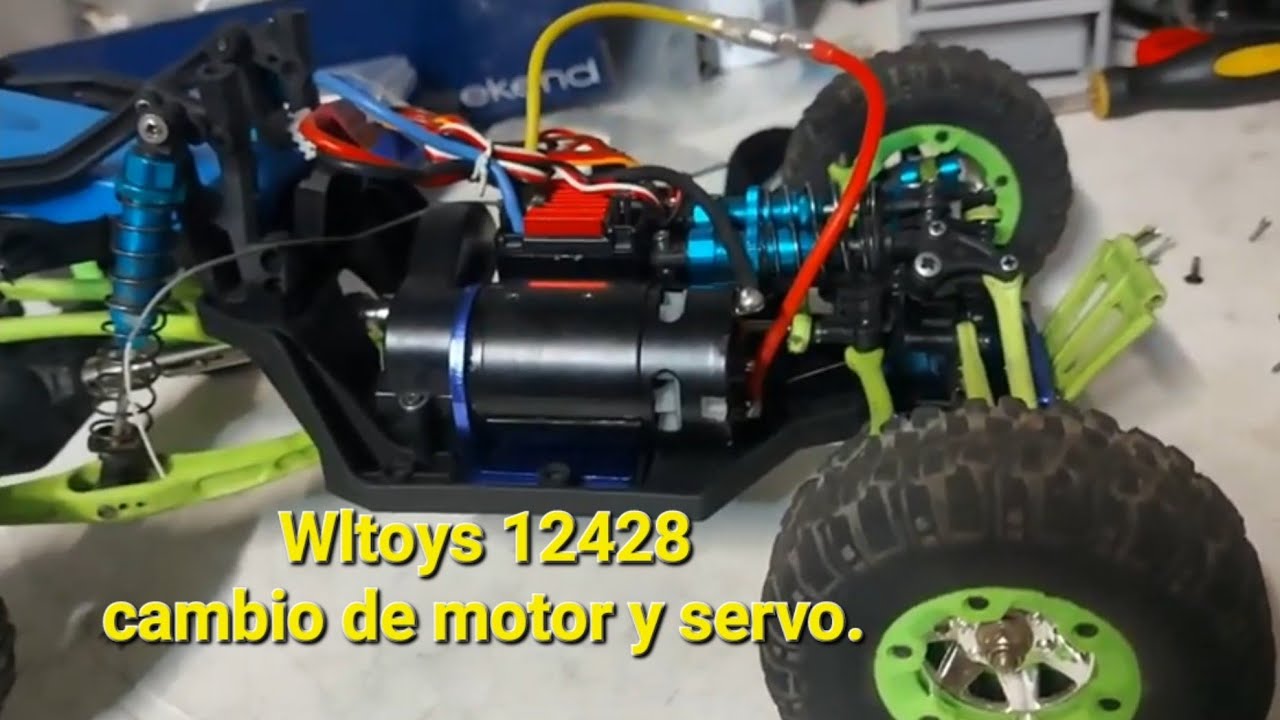 wltoys 12428 mantenimiento y actualización.