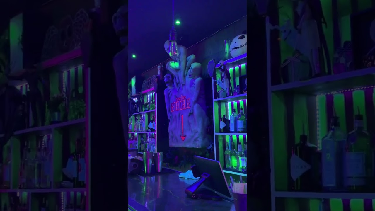 The bar at beetle house restaurant NYC