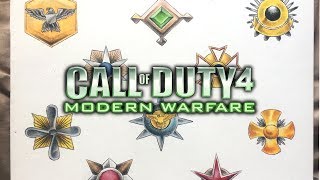 How To Draw Call of Duty 4 Prestige Emblems - (MODERN WARFARE REMASTERED SPEED DRAWING)