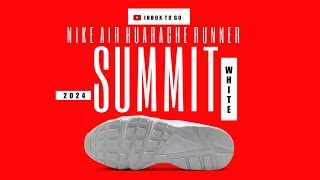 SUMMIT WHITE 2024 Nike Air Huarache Runner DETAILED LOOK AND RELEASE INFORMATION