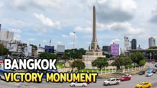 Walking around Victory Monument Bangkok 2021 | Virtual Tour
