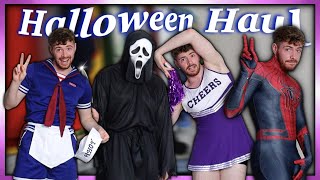 HUGE HALLOWEEN COSTUME *try on* HAUL!! ~ verrrry gay lol ~