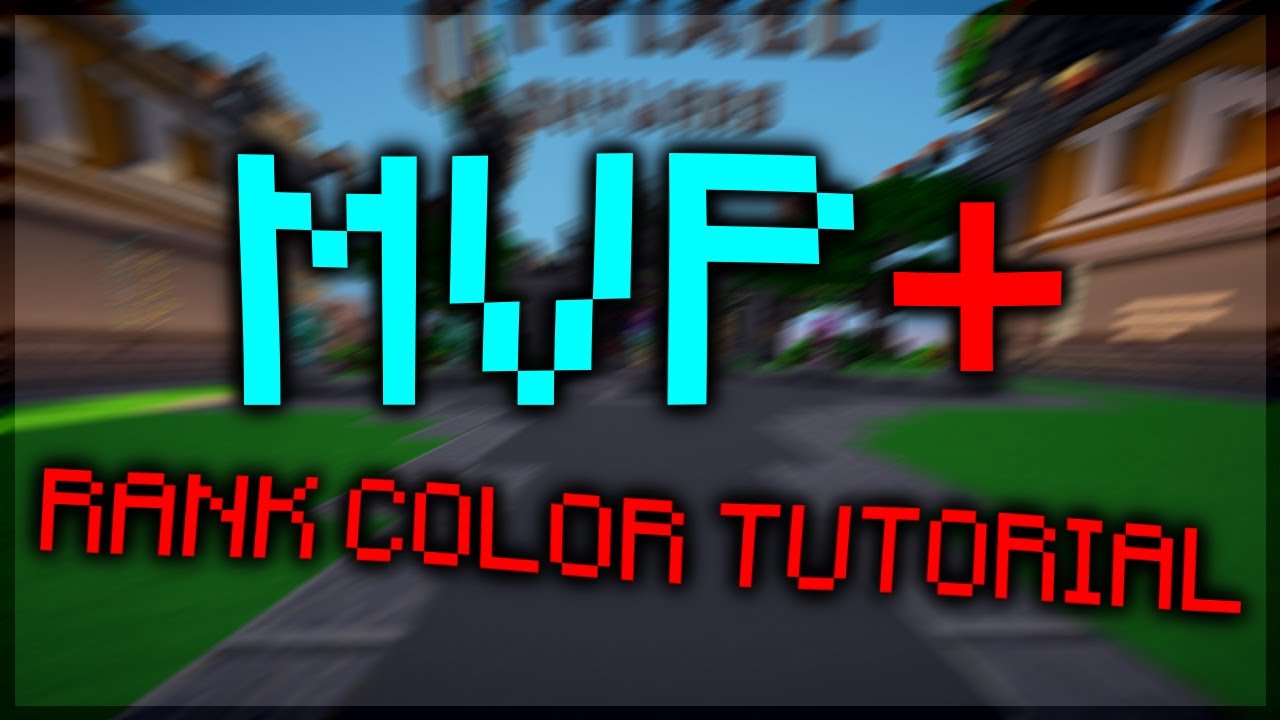 How To Change The Color Of Your Plus On Hypixel Mvp Rankcolor Tutorial 21 Youtube How To Change The Color Of Your Plus On Hypixel Mvp Rankcolor Tutorial 21 Youtube