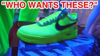 WHO WANTS THESE OFF WHITE THE TEN NIKE AIR FORCE 1 LOW VOLT