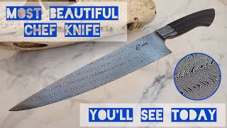 Beautiful Chef Knife  Twisted Damascus