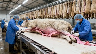 Inside The Sheep Wool Factory - From Sheep Wool To Luxury Jacket Full Process