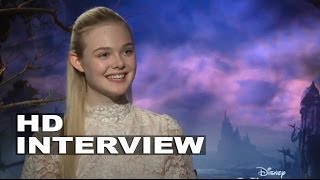Maleficent: Elle Fanning 'Aurora'  Movie Interview | ScreenSlam