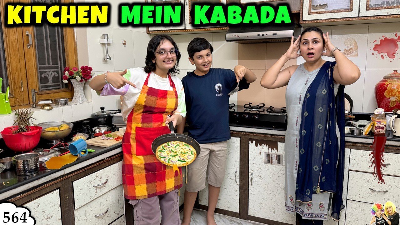 KITCHEN ME KABADA | Comedy Family Vlog | Aayu and Pihu Show
