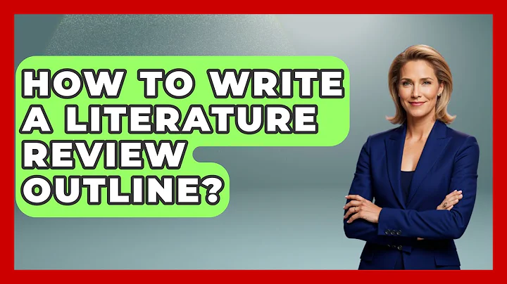 How To Write A Literature Review Outline? - Tales And Texts