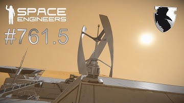 WIND TURBINES ON MOVEABLE GRIDS :: Space Engineers Survival :: Ep. 761.5