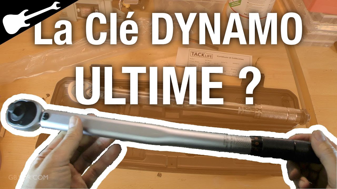 Clé dynamométrique 1/4 en acier chrome vanadium DEXTER, serrage 5