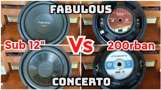 Battle Bass  Subwoofer Mobil 12 Inch Murah Meriah Fabulous Vs Concerto