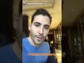 Miguel Angel Silvestre&#39;s Instagram Story Pt 1 - Sense8 Season 2 Premier Night