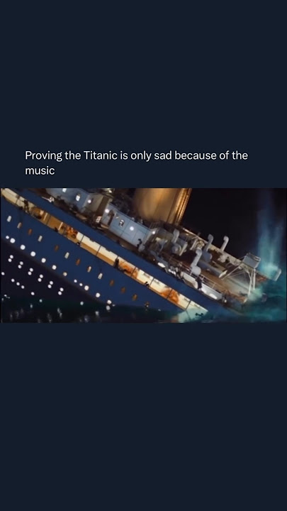 Proving that Titanic is only sad because of the music pt. 2#fyp #memes #titanic