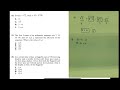 ACT Practice Math Test 1 - Questions 18 - 20