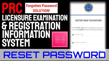 How To Reset Password in LERIS 2020