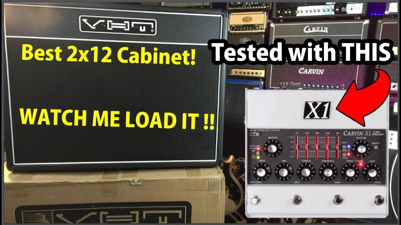 Found The Perfect Guitar Extension Cabinet Carvin X1 Pedal Demo