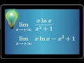 Dterminer des limites avec la fonction logarithme nprien  important  