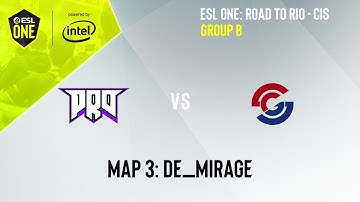 PRO100 VS SYMAN | MAP 3 DE_MIRAGE | ESL ONE: ROAD TO RIO | GROUP B - CIS