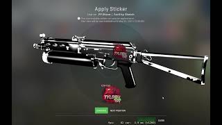 CS:GO Texture bug while applying sticker
