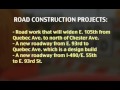 Bottom Line Up Front 031315 Road Construction Update