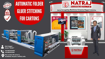 Automatic Folder Gluer Stitching for Cartons | Carton Packaging Solution by Nagpal Industries