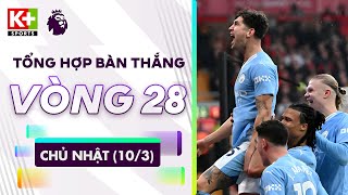 TỔNG HỢP BÀN THẮNG CHỦ NHẬT (10\/3) | KINH ĐIỂN LIVERPOOL - MAN CITY | NGOẠI HẠNG ANH 23\/24