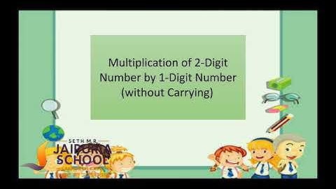 Class 2 | Multiplication of 2-Digit Number by 1-Digit Number (without Regrouping) | by Barkha Batham