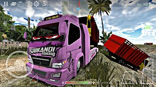 Angkut Truck Nyungsep Pakai Srikandi Towing | ES Truck Simulator ID screenshot 4
