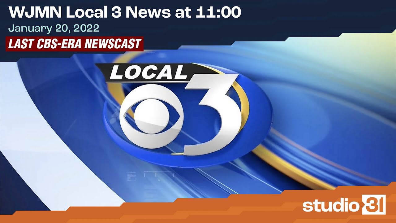 WJMN Local 3 News at 1100 (Full), 1/20/2022 (Last Newscast as CBS Affiliate)