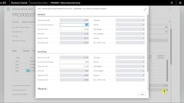 How to apply multiple Vendor Credit Memos to a single Purchase Return Order in Business Central