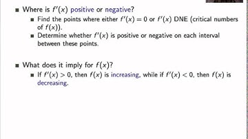 Math 114 - Video 10.1 - Curve sketching: an example