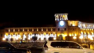 Yerevan at night - Republic square Yerevan , Armenia - ՀԱՅԱՍՏԱՆ