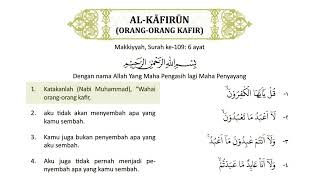Download Lagu 109 Al-Kafirun dan Terjemah MP3 Download Lagu 109 Al-Kafirun dan Terjemah MP3