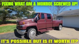 2005 C4500 FIXING WHAT GM & MONROE SCREWED UP!PT1