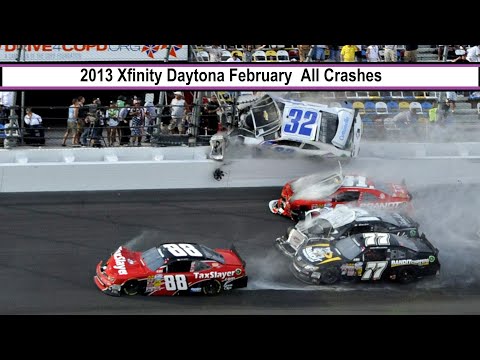zachary quinto All NASCAR Crashes from the 2013 Drive4COPD 300