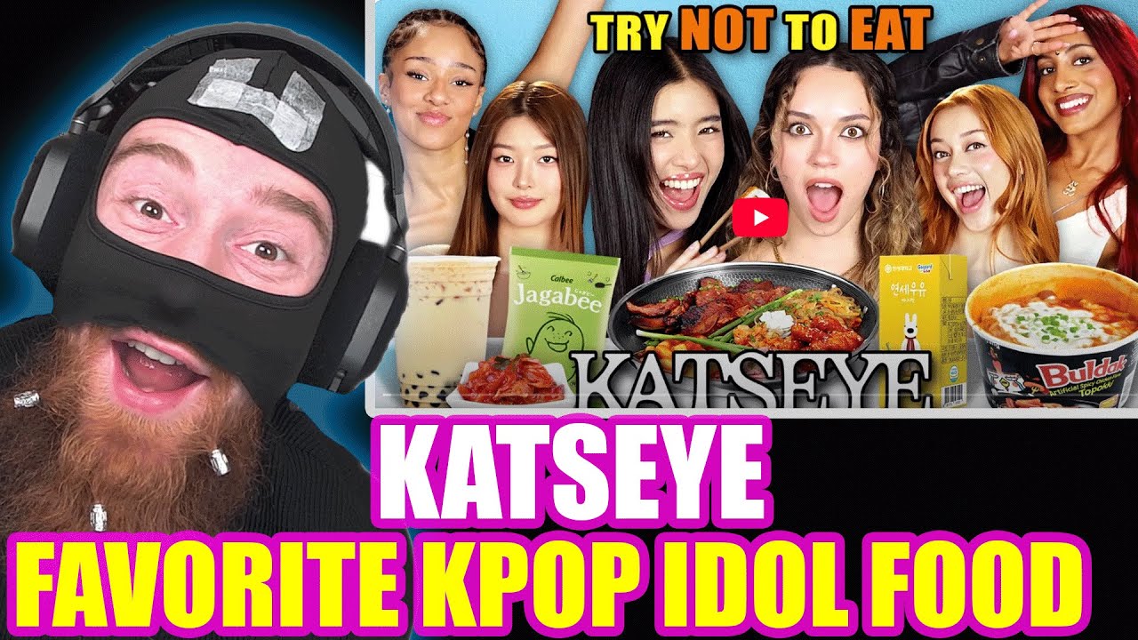 KATSEYE ПЫТАЕТСЯ НЕ ЕСТЬ ЛЮБИМУЮ ЕДУ K-POP-АЙДОЛОВ | РЕАКЦИЯ UDYZYZ
