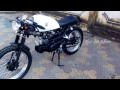 Honda WIN 100cc Cafe Racer - Exhaust Sound Test