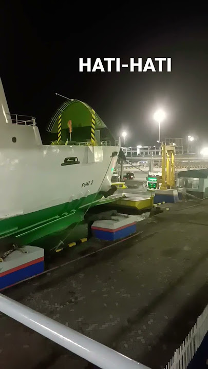 SELAT SUNDA‼️Harap Hati-hati!! Cuaca sedikit ekstrim pada malam hari #weekend #kapal #fyp