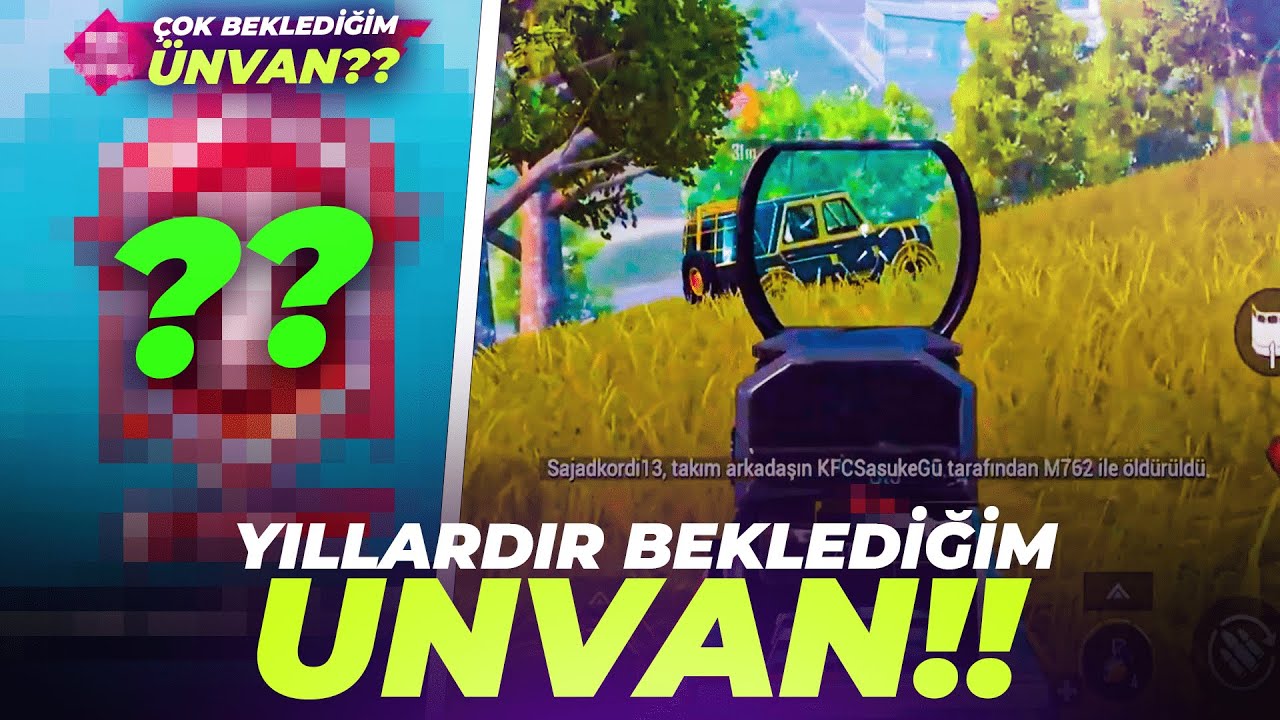 YILLARDIR BEKLEDİĞİM ÜNVAN! SONUNDA ALDIM😋| PUBG Mobile