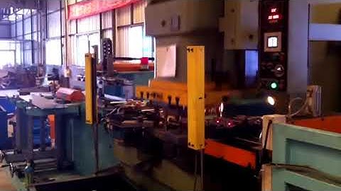 Type C Stamping Press Automation with Short Strip Feeder 01| TCR-Robotics Thailand