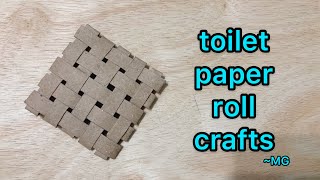 Amazing toilet paper roll life hacks and crafts easy tutorial 用厕纸芯来创作 简易教程