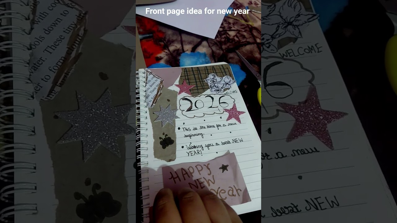 Front page ideas for new year ✨️ 