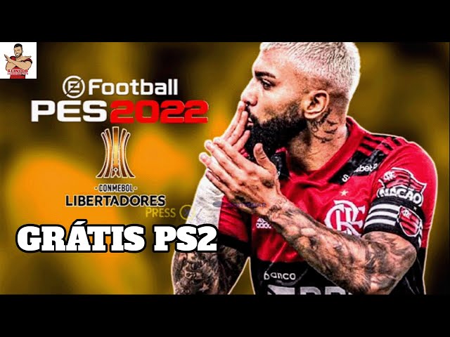 PES 2022 Brasileirão A B C + Libertadores + Encarte PS2