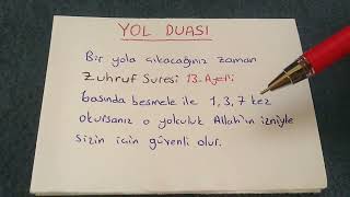 Yol Duası 📿🔑🔓 Resimi