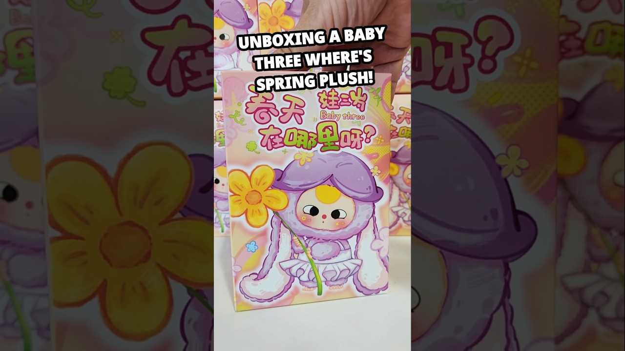 Unboxing Baby Three "Where's Spring" Plush! 