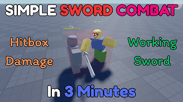 Simple Sword Combat System In 3 Minutes | Roblox Studio